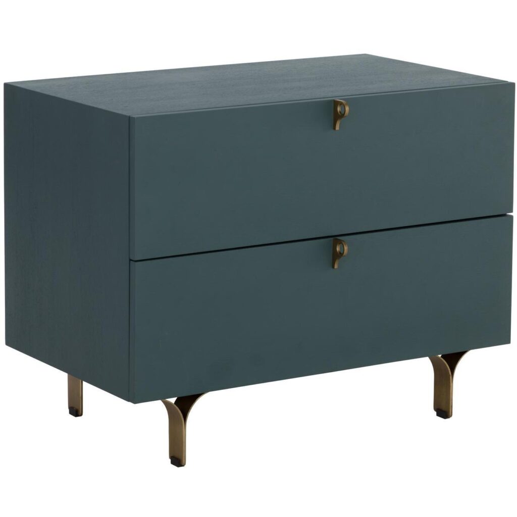 Celine Nightstand - Large - Teal - Image 2