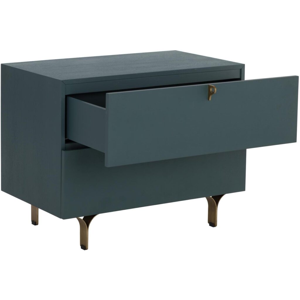 Celine Nightstand - Large - Teal - Image 4