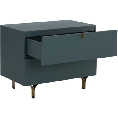 Celine Nightstand - Large - Teal 110371 110371 CELINE NIGHTSTAND LARGE TEAL 3