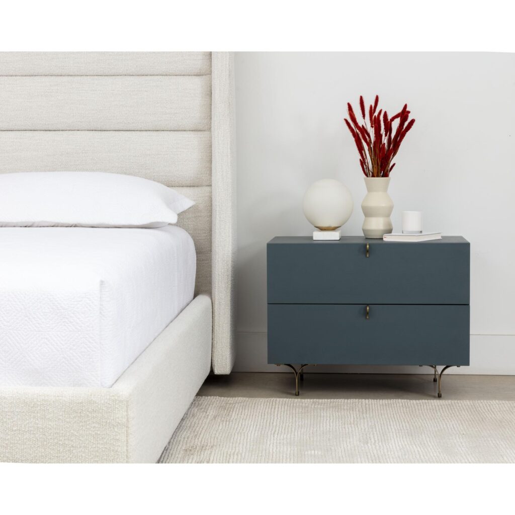 Celine Nightstand - Large - Teal - Image 5