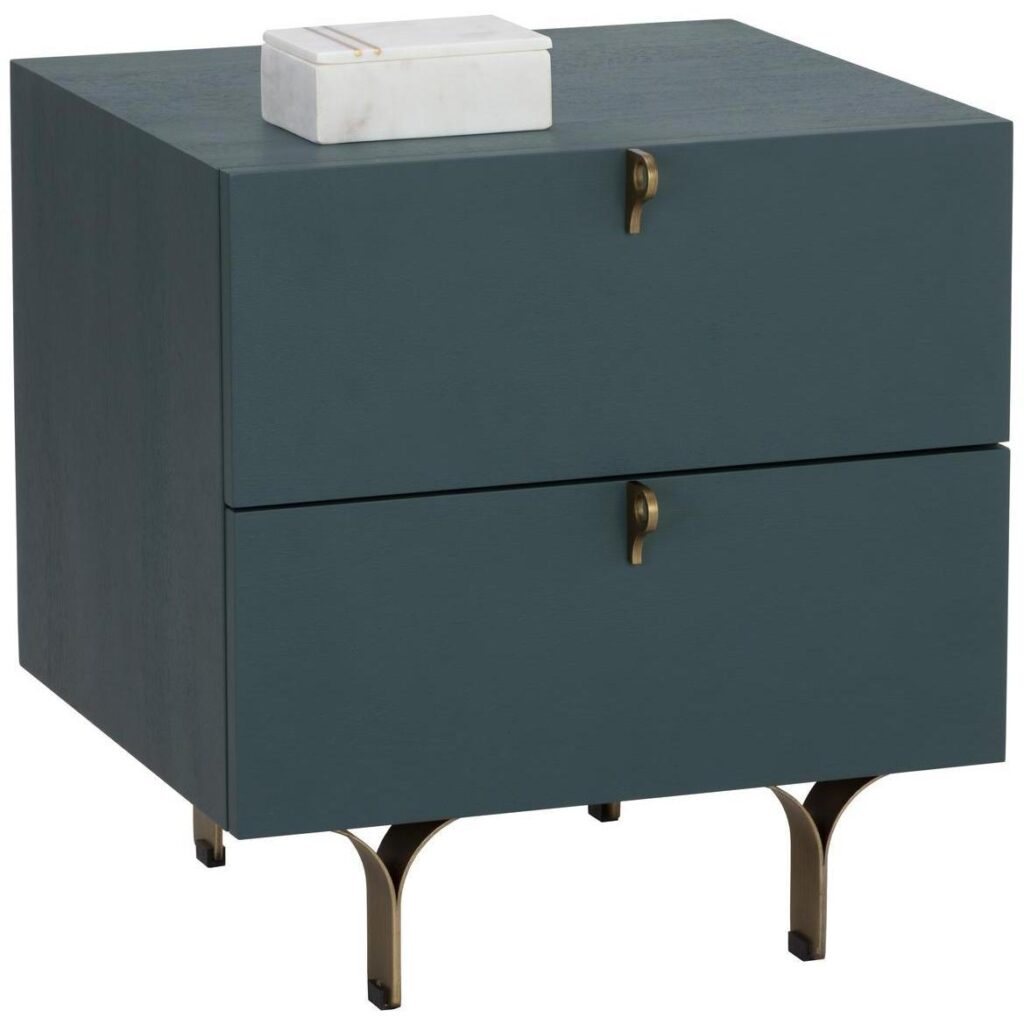 Celine Nightstand - Small - Teal