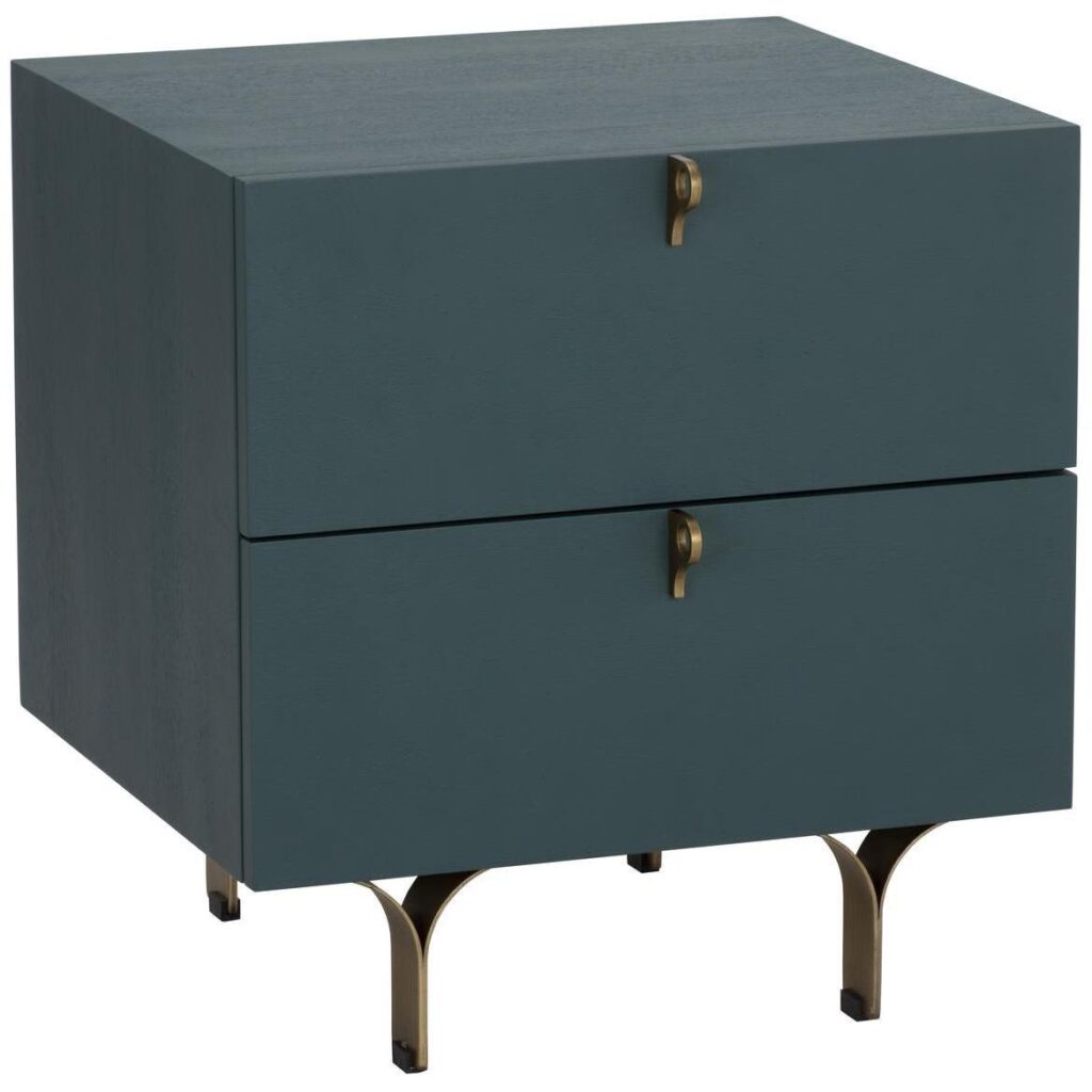 Celine Nightstand - Small - Teal - Image 2