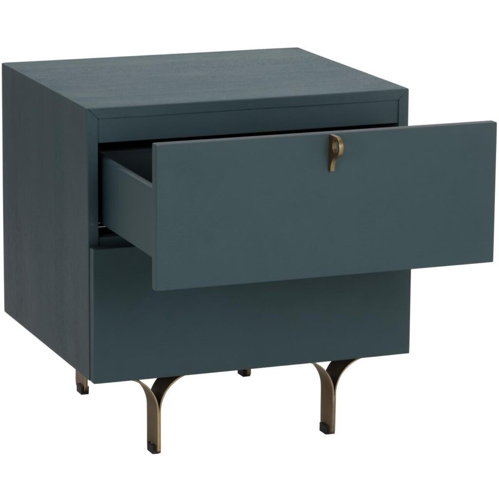 Celine Nightstand - Small - Teal - Image 3