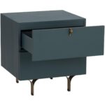 Celine Nightstand - Small - Teal 9 Celine Nightstand - Small - Teal 110372 110372 CELINE NIGHTSTAND SMALL TEAL 2