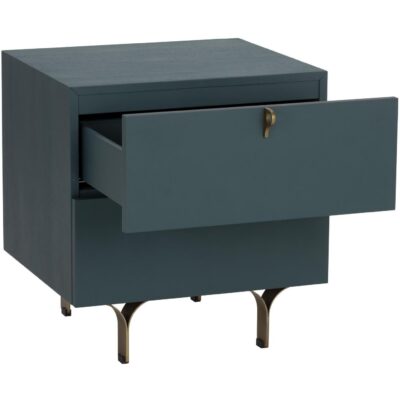 Celine Nightstand - Small - Teal 110372 110372 CELINE NIGHTSTAND SMALL TEAL 2