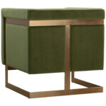 Yvette Armchair - Gold - Meg Olive 11 Yvette Armchair - Gold - Meg Olive 110383 110383 YVETTE ARMCHAIR GOLD MEG OLIVE 3