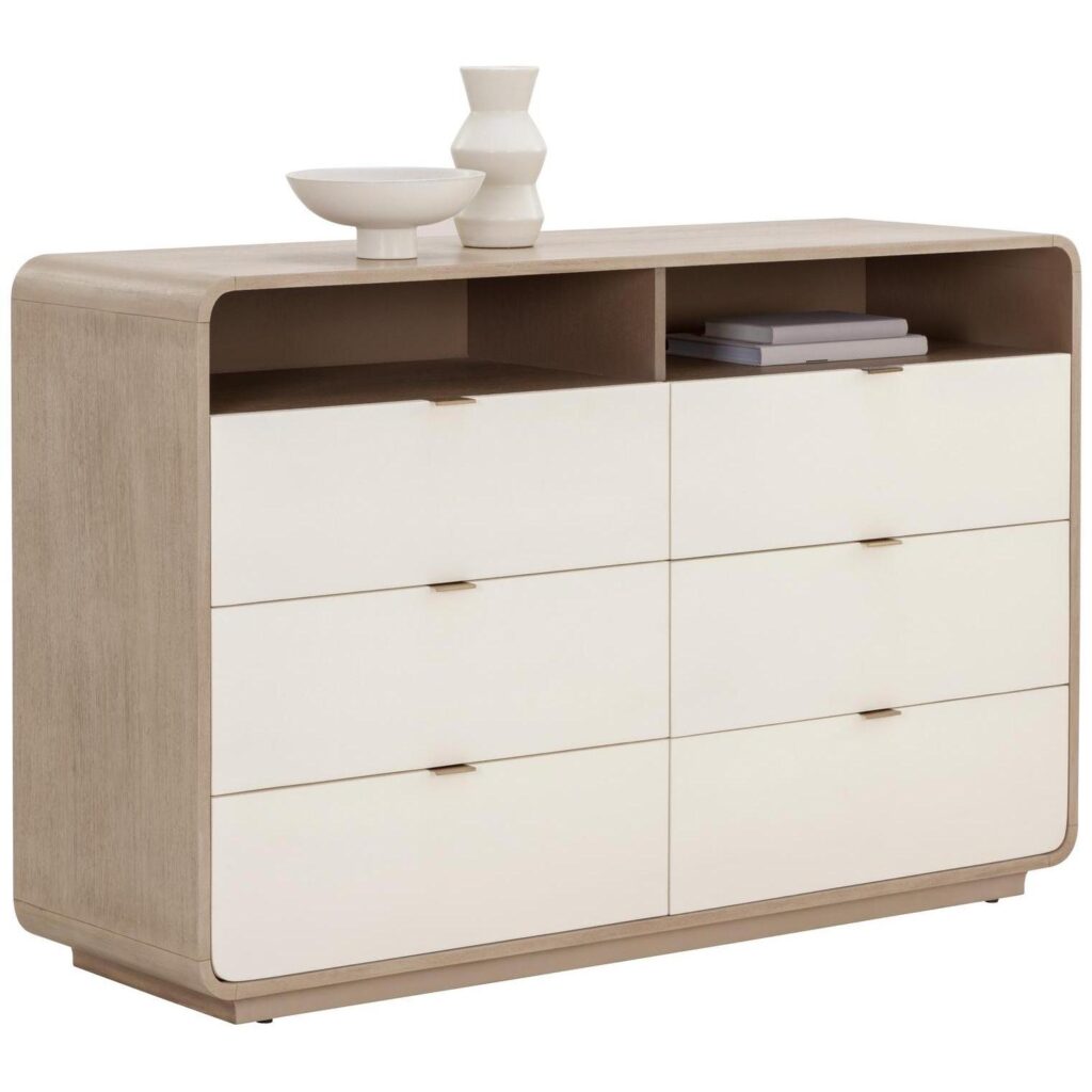 Kayden Dresser - Oyster Shagreen