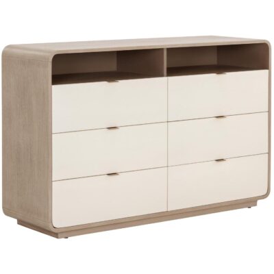 Kayden Dresser - Oyster Shagreen 110386 110386 KAYDEN DRESSER OYSTER SHAGREEN 1