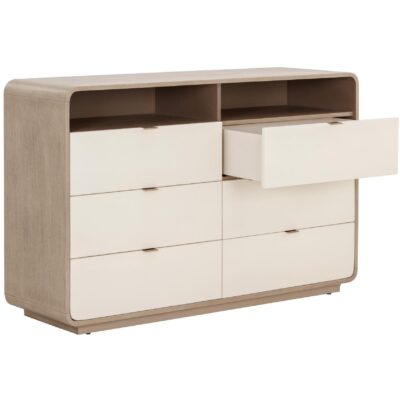 Kayden Dresser - Oyster Shagreen 110386 110386 KAYDEN DRESSER OYSTER SHAGREEN 2