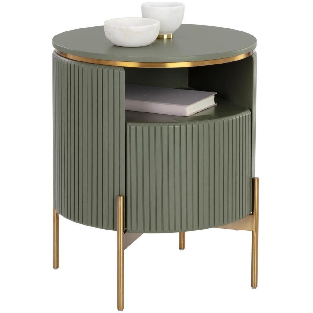 Paloma End Table - Sage Green