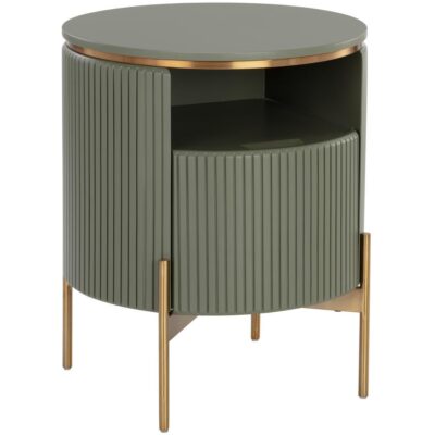 Paloma End Table - Sage Green 110397 110397 PALOMA END TABLE GOLD SAGE GREEN 1