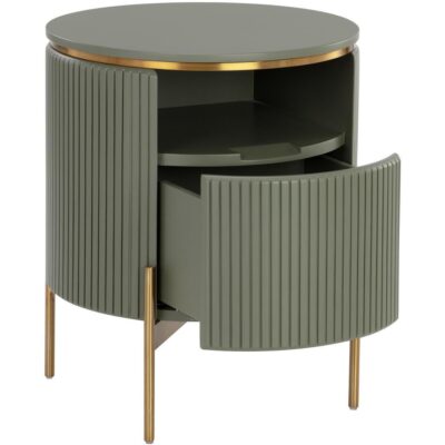 Paloma End Table - Sage Green 110397 110397 PALOMA END TABLE GOLD SAGE GREEN 2