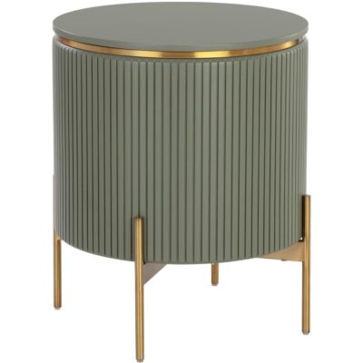 Paloma End Table - Sage Green 110397 110397 PALOMA END TABLE GOLD SAGE GREEN 4