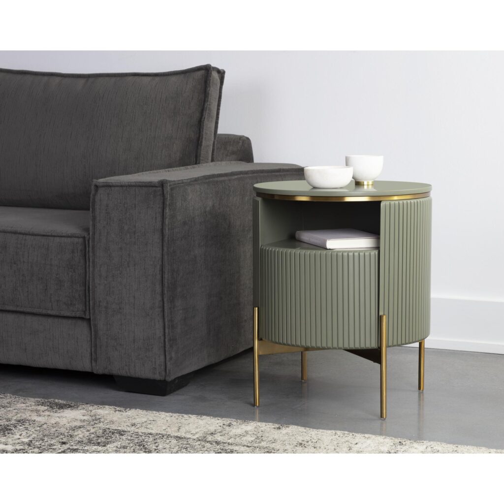 Paloma End Table - Sage Green - Image 6