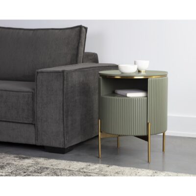 Paloma End Table - Sage Green 110397 110397 PALOMA END TABLE GOLD SAGE GREEN 5