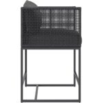 Crete Counter Stool - Dark Grey - Gracebay Grey 7 Crete Counter Stool - Dark Grey - Gracebay Grey 110440 110440 CRETE COUNTER STOOL DARK GREY GRACEBAY GREY 2