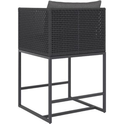 Crete Counter Stool - Dark Grey - Gracebay Grey 110440 110440 CRETE COUNTER STOOL DARK GREY GRACEBAY GREY 3