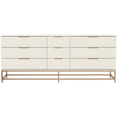 Rebel Dresser - Large - Champagne Gold - Cream 110441 110441 REBEL DRESSER LARGE CHAMPAGNE GOLD CREAM 3