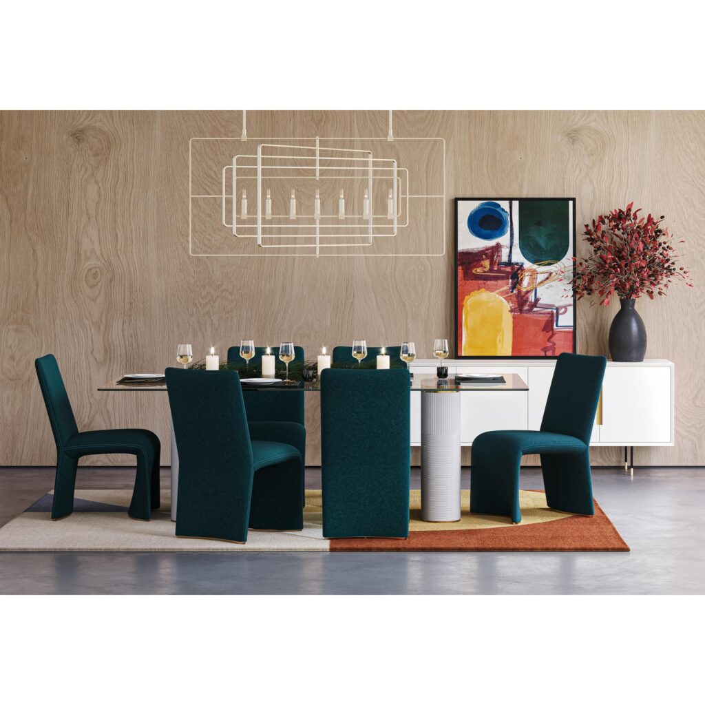 Iluka Dining Chair - Danny Teal - Image 9