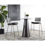 Brinley Barstool - Gold - Nightfall Black / Chacha Grey 12 Brinley Barstool - Gold - Nightfall Black / Chacha Grey 110472 110472 BRINLEY BARSTOOL GOLD NIGHTFALL BLACK CHACHA GREY 5