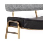 Brinley Barstool - Gold - Nightfall Black / Chacha Grey 13 Brinley Barstool - Gold - Nightfall Black / Chacha Grey 110472 110472 BRINLEY BARSTOOL GOLD NIGHTFALL BLACK CHACHA GREY 6