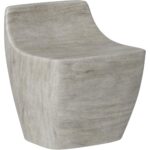 Ledger Stool - Ash Grey Wood Look