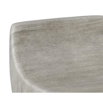 Ledger Stool - Ash Grey Wood Look 110473 110473 LEDGER STOOL ASH GREY WOOD LOOK 7