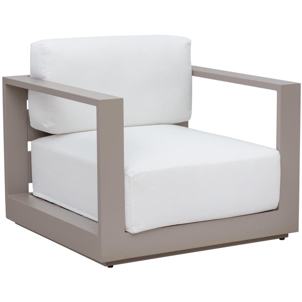 Tavira Armchair - Greige - Stinson White