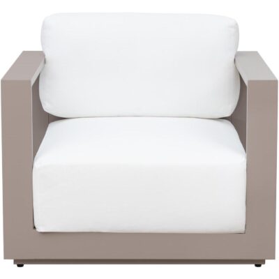 Tavira Armchair - Greige - Stinson White 110478 110478 TAVIRA ARMCHAIR GREIGE STINSON WHITE 1