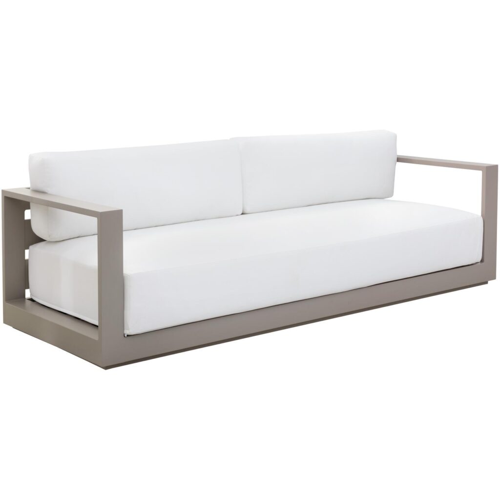 Tavira Sofa - Greige - Stinson White