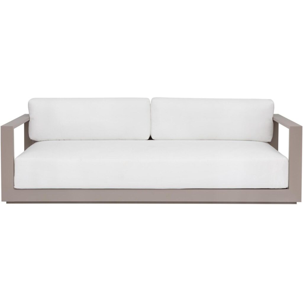 Tavira Sofa - Greige - Stinson White - Image 2