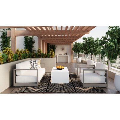 Tavira Sofa - Greige - Stinson White 110479 110479 TAVIRA SOFA GREIGE STINSON WHITE 10