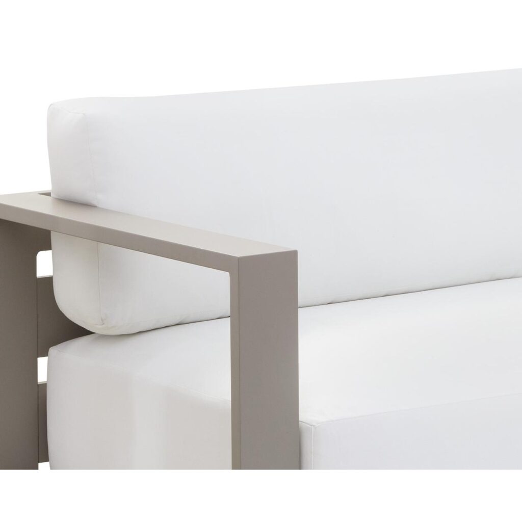 Tavira Sofa - Greige - Stinson White - Image 5