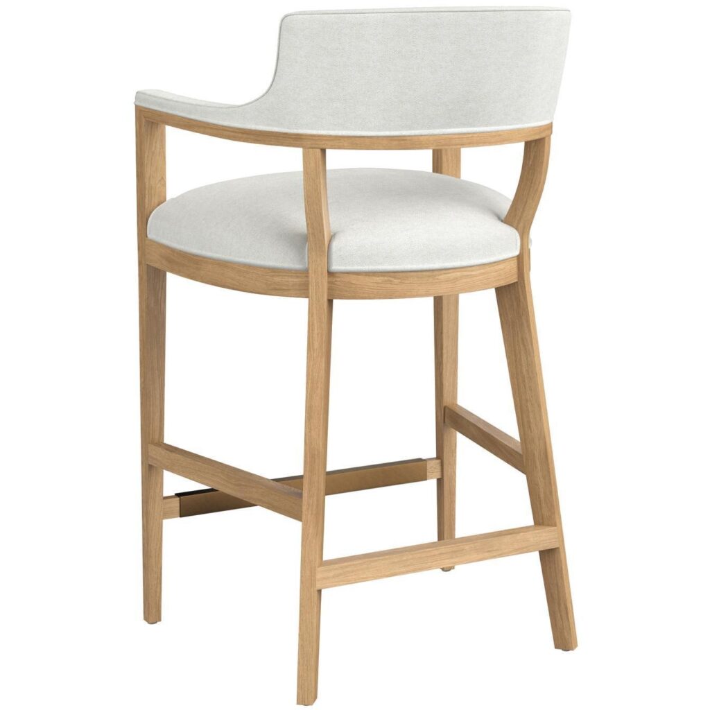 Brylea Barstool - Natural - Heather Ivory Tweed - Image 3