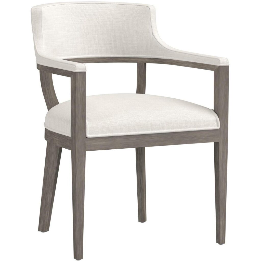 Brylea Dining Armchair - Ash Grey - Linoso Ivory