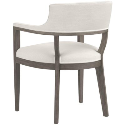 Brylea Dining Armchair - Ash Grey - Linoso Ivory 110520 110520 BRYLEA DINING ARMCHAIR ASH GREY LINOSO IVORY 3