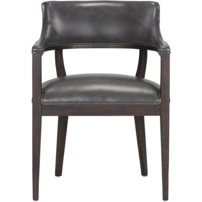 Brylea Dining Armchair - Brown - Brentwood Charcoal Leather 110521 110521 BRYLEA DINING ARMCHAIR BRENTWOOD CHARCOAL LEATHER 1