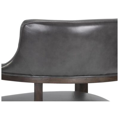 Brylea Dining Armchair - Brown - Brentwood Charcoal Leather 110521 110521 BRYLEA DINING ARMCHAIR BRENTWOOD CHARCOAL LEATHER 8