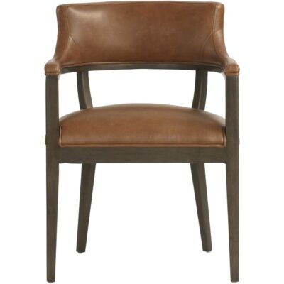 Brylea Dining Armchair - Brown - Shalimar Tobacco Leather 110523 110523 BRYLEA DINING ARMCHAIR SHALIMAR TOBACCO LEATHER 1