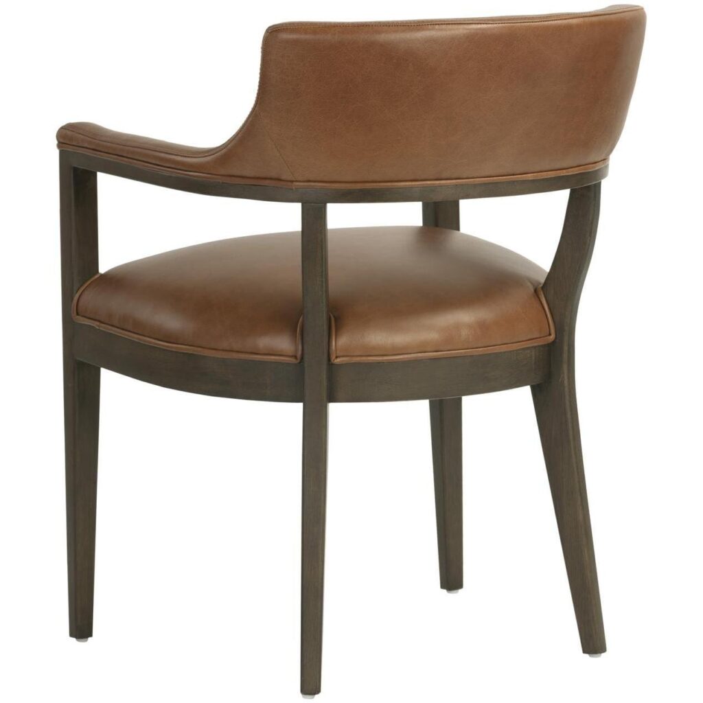 Brylea Dining Armchair - Brown - Shalimar Tobacco Leather - Image 4