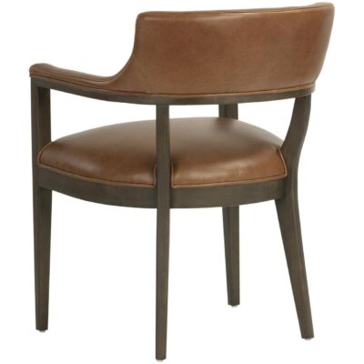 Brylea Dining Armchair - Brown - Shalimar Tobacco Leather 110523 110523 BRYLEA DINING ARMCHAIR SHALIMAR TOBACCO LEATHER 3