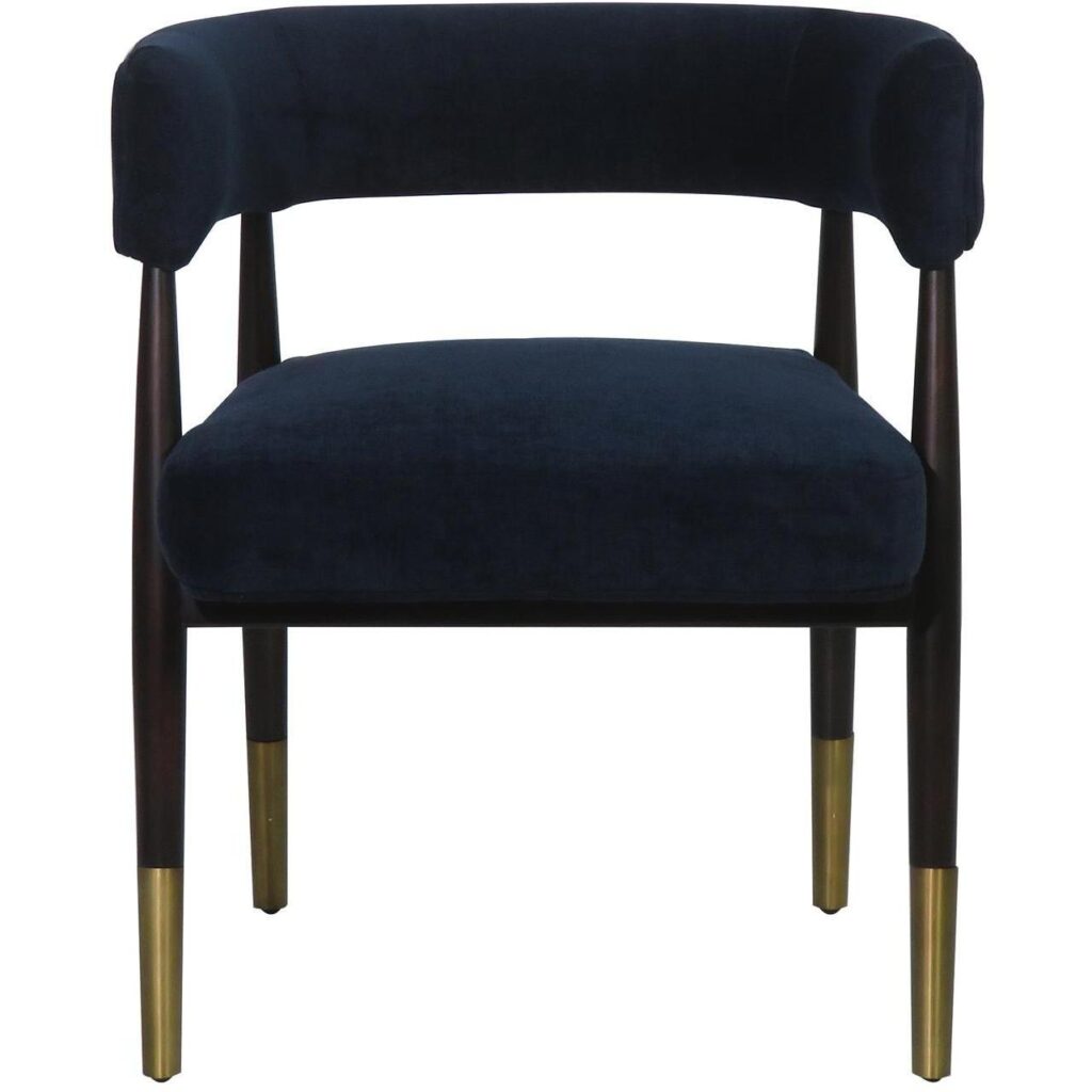 Callem Dining Armchair - Danny Navy - Image 2