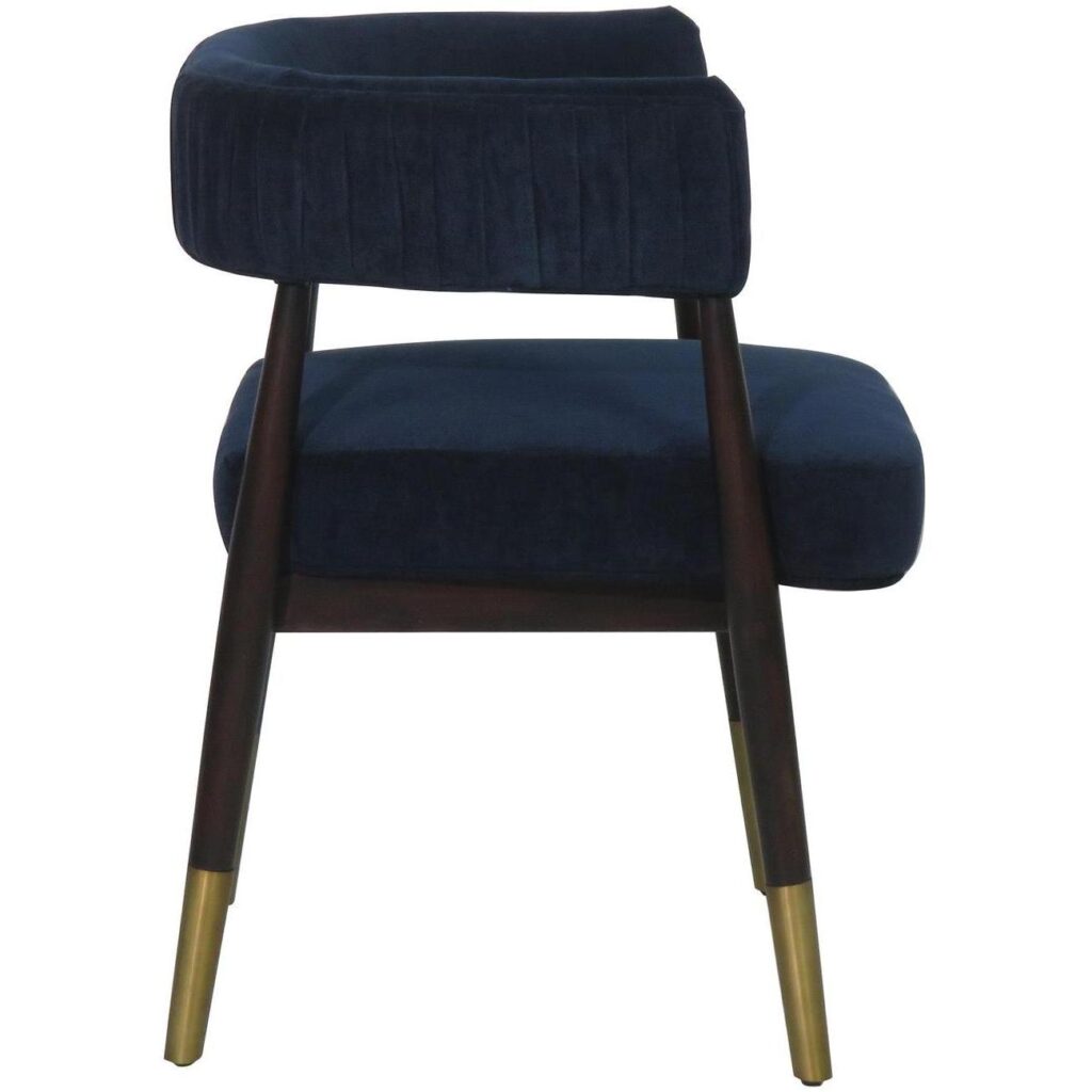 Callem Dining Armchair - Danny Navy - Image 3