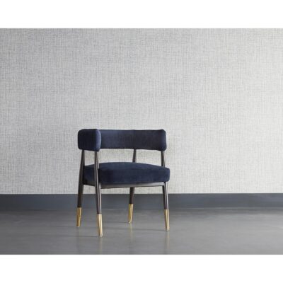 Callem Dining Armchair - Danny Navy 110529 110529 CALLEM DINING ARMCHAIR DANNY NAVY 5