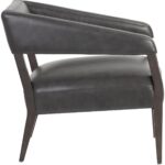 Carlyle Lounge Chair - Brentwood Charcoal Leather 10 Carlyle Lounge Chair - Brentwood Charcoal Leather 110530 110530 CARLYLE LOUNGE CHAIR BRENTWOOD CHARCOAL LEATHER 2