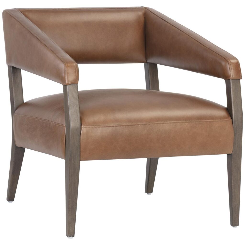 Carlyle Lounge Chair - Shalimar Tobacco Leather