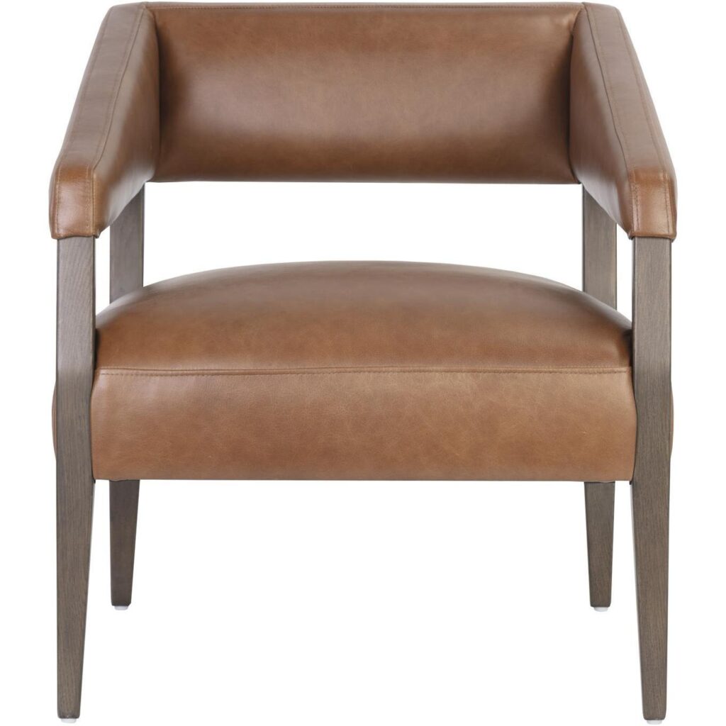 Carlyle Lounge Chair - Shalimar Tobacco Leather - Image 2