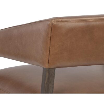 Carlyle Lounge Chair - Shalimar Tobacco Leather 110532 110532 CARLYLE LOUNGE CHAIR SHALIMAR TOBACCO LEATHER 8