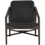 Cinelli Lounge Chair - Dark Brown - Brentwood Charcoal Leather 8 Cinelli Lounge Chair - Dark Brown - Brentwood Charcoal Leather 110538 110538 CINELLI LOUNGE CHAIR BRENTWOOD CHARCOAL LEATHER 1