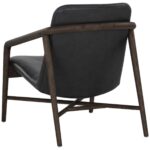 Cinelli Lounge Chair - Dark Brown - Brentwood Charcoal Leather 10 Cinelli Lounge Chair - Dark Brown - Brentwood Charcoal Leather 110538 110538 CINELLI LOUNGE CHAIR BRENTWOOD CHARCOAL LEATHER 3